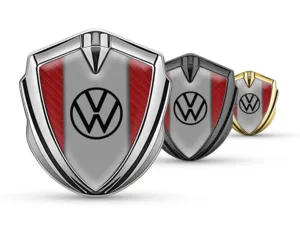 VW Abovedado Emblema Insignia Personalizable Fuerza Pro
